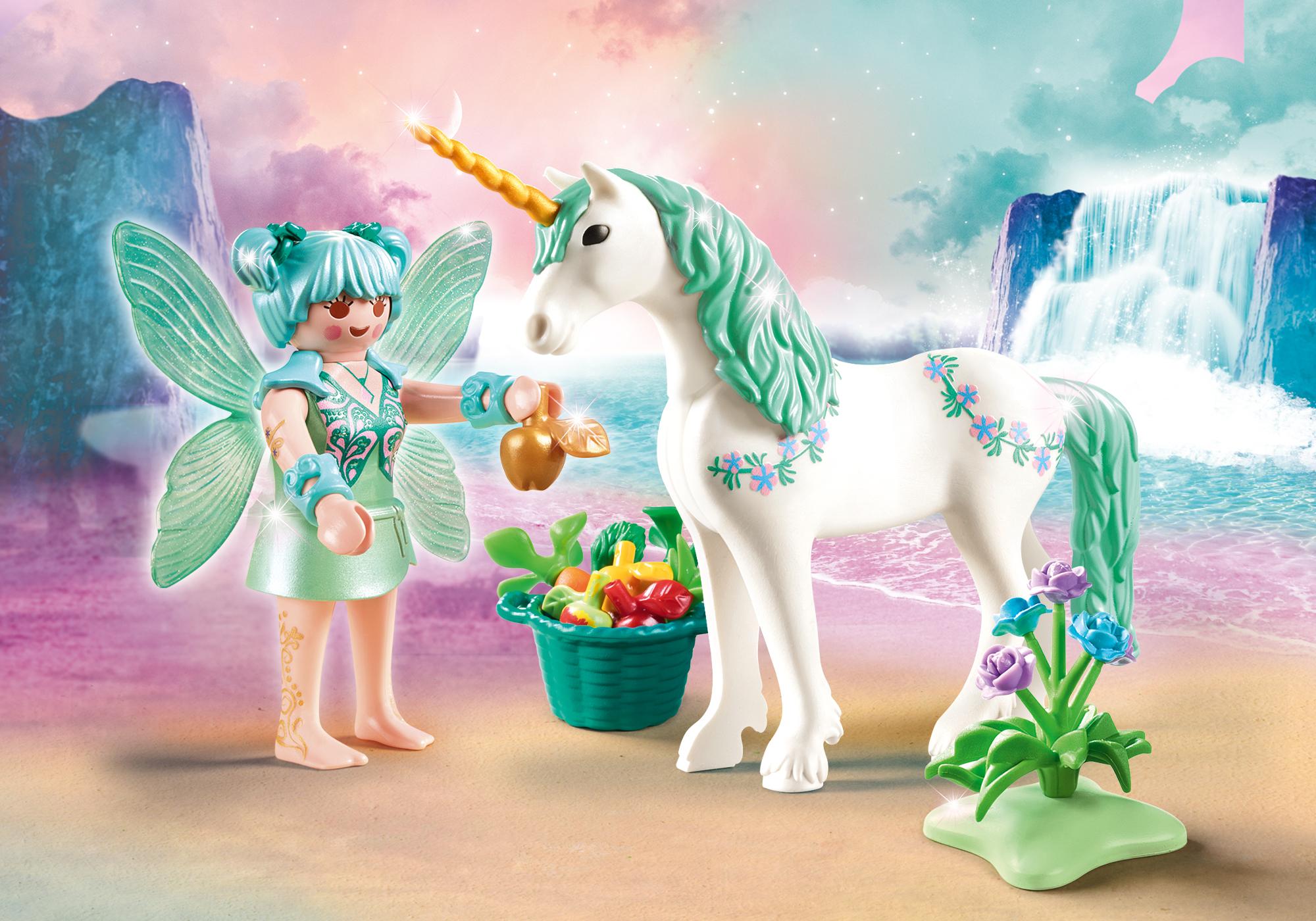 Einhorn mit Fütter-Fee - 70655 | PLAYMOBIL®